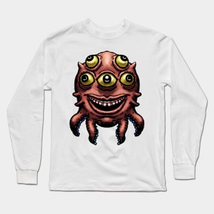 Cute cartoon alien 1 Long Sleeve T-Shirt